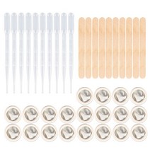 견고한 3:1 하드 접착제/부드러운 접착제 수지 에폭시 AB 크리스탈 클리어 투명 DIY 쥬얼리 만들기 액세서, 07 Type 3 Tool kit