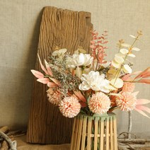 조화 꽂꽂이 인테리어 셀프웨딩 촬영 부케 꽃다발 꽃장식 성묘조화 소품, FL004