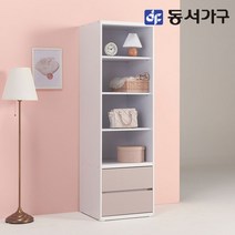 동서가구 소이 600 서랍 선반 옷장 YUR100, 화이트그레이