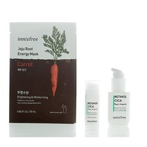 이니스프리 레티놀 시카 흔적 앰플 30ml + 10ml + 마스크팩 2p 세트, 4세트