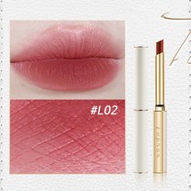 Pealy 립스틱 틴트 색상 벨벳 텍스처 1g, L02, 1개
