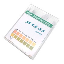 미세먼지 측정기 PH0 14 PH 테스트 미터 리트머스 종이 실험실 가정용 4.5 9.0 스트립 표시기, 08 100 Strips 4.5-9.0
