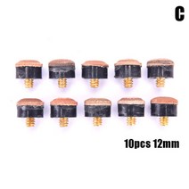 3쿠션당구큐대 당구 큐대 개인 용품 풀 큐 스틱 및 스누커 큐 ​​부품 용 큐 팁 나사, c