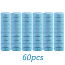 세차 광택 20/40/60Pcs 솔리드 클리너 자동차 와이퍼 발포성 정제 유리 화장실 클리닝 액세서리, 03 blue