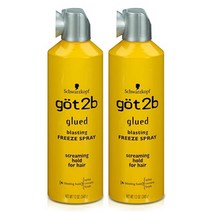 Got2b 갓투비 헤어스프레이 글루 블라스팅 프리즈 스프레이 340ml Glued Blasting Freeze 2팩