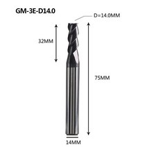 GM-3E D4.0-D20 cnc 우드 라우터 비트 TiAIN 코팅 초경 3 플루트 1-20mm 엔드 밀 밀링 커터 스틸