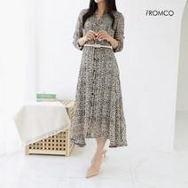 프롬코 여성 예쁜 에스닉 쉬폰 롱 원피스 [자체제작 FRC20]