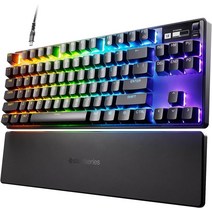 SteelSeries Apex Pro TKL 2023 Ed. - 세계에서 가장 빠른 기계식 게이밍 키보드 - 조절 가능한 작동 - Esp, 한개옵션0, 1개