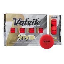 [이라운드몰]코스트코 재팬 Volvik 볼빅 골프공 3피스 12구 매트한 타입 5종 택1, 옵션선택, 옐로우