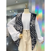 ab.f.z@ 페이즐리 리버시블 민소매 점퍼 AEX1HU32A1