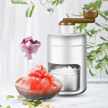 가정용제빙기 얼음만드는기계 제빙기대용량휴대용 얼음 분쇄기 기계 핸드 크랭크 면도 제빙기 디저트 가족, 한개옵션0