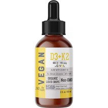 액상 비타민d3 비타민k2 menaquinone 메나퀴논 mk7 mk4 60ml GIVOL, 상품선택