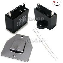 ADIT 국산부품 선풍기 모터기동콘덴서 (0.6~12) 휴즈 노브 붙임쇠 콘덴서, BK0806, 1개