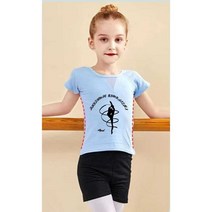 Alyssa 리듬체조 훈련복 운동 반팔티