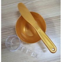 PP소재 팩만들기 눈금선 천연팩 사과팩 쌀겨팩 팩도구, 1개, 3종 세트