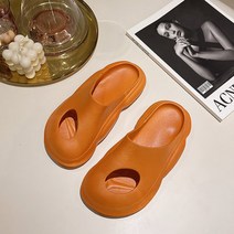 블로퍼 2022 그물 레드 여성 여름 핏아우터 트렌드 통굽 미끄럼방지 구멍 비치 샌들슬리퍼 4752874569