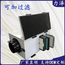 동력흡출기 행거팬 공기순환용팬 행거휀 인라인휀 저소음 송풍기 편흡입 덕트 가게 송풍기 실내환기, 150D-18DP-500 풍량