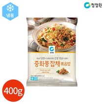 청정원 중화풍 잡채볶음밥 400g x 4봉, 없음, 단일
