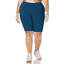 챔피온 여성용 플러스 사이즈 앱솔루트 바이크 반바지 위킹 22.9cm(9인치) 쾌활한 레드와우 핑크