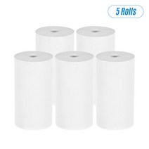 카드단말기용지 금전 등록기용 감열 영수증 용지 롤 57x25mm POS 프린터 Peripage Poooli Paperang 포토, 01 5 Roll