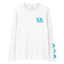 이그잼플 빅사이즈 L~4XL 남자 기능성 아이스 쿨 티셔츠 긴팔티 EX 남성 긴소매