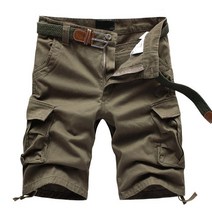 남자 카고 반바지 포켓 면바지 5부바지