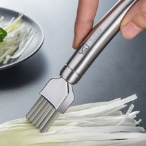 JINGHENG 가정용 업소용 양파 파채 써는 기계 파채칼 슬라이스, 실버