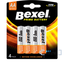 벡셀 알카라인 건전지 AA (1.5V) 4알(1카드) LR6