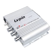 차량용 서브우퍼 스피커 엠프 lvpin lp-838 자동차 채널 증폭기 hi-fi 서브, 하얀