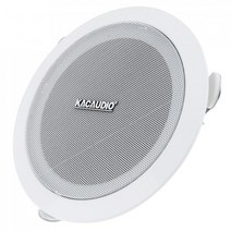 외부 스피커 매립형 커피숍 카페 포차 스피커6 인치 6W 패션 마이크 입력 USB MP3 플레이어 천장 스피커, 01 WHITE