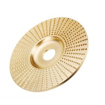 차징샵유통 목공용 우드 그라인더 휠 디스크 공구 커터 100MM GOLD