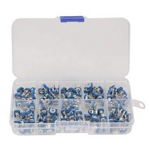 저항 가변저항 트리머 세트 RM065 포텐션메타10종 100pcs-72394EA