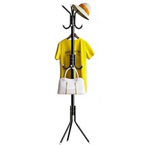 IYES 3단 스탠드 옷걸이 수납 행거 IY-S175 모자 가방 넥타이 머플러 소품 정리, 블랙