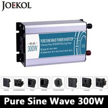 인버터 변압기 자동차 차량 300w600w 사인파 dc 12v24v48v ac 110v220v 오프 그리드 태양 전지 패널과 전원 작업 12, dc12v에서 ac220v로, 600w