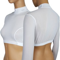 [화이트크라운골프] 여성 냉감 골프웨어 터틀넥 탱크탑 골프 이너웨어