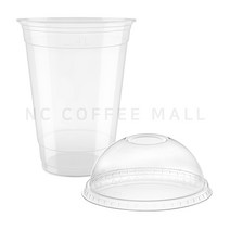 16온스 92파이 PLA 국내제작 페트컵+92파이 돔리드 100개 세트, 1세트