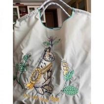 볼앤체인에코백 자수 비치백 토트백 여행가방 키치 토드백 가방 미디움 일본