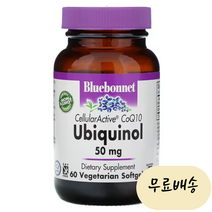 블루보넷 유비퀴놀 세포 활성 코큐텐 Q10 50mg 60개 채식캡슐, 1개, 50 mg