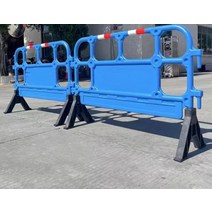 이동식 안전 펜스 난간 바리게이트 바리케이트 주차장, 1350x900 블루