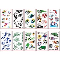 [이거찜] 2022년 카타르 월드컵 16강 화이팅 응원 스티커(10장 한세트)형광스티커