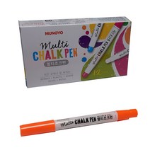 문교화학 문교멀티초크펜 분필/친환경 워터초크, 주황, 1box