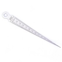 측량 0.02 ~ 1mm 17 블레이드 두께 갭 메트릭 필러 Feeler 게이지 측정 도구 밸브 심 사용, 06 A6
