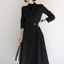 하이퀄리티 3월 4월 하객룩 원피스 아나운서 벨티드 패션 결혼식복장 정장 여성 백화점 77사이즈 추천