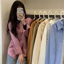 HQINT 가을 겨울 셔츠 블라우스 여성셔츠 빅사이즈셔츠 여자 오피스룩 ZA-81686