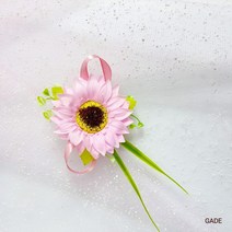 가더GADE 6AA 조화 코사지 비누꽃 행사 해바라기 졸업식 졸업 기념일 기업 단체 개업식 브로치 옷핀집게, 6AA) PK