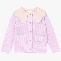 충장NC 치크 에리 배색 스웨터 가디건 CKCK22W1G