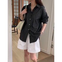 2컬러 간절기 비에이 노멀 루즈핏 청 데님 남방 셔츠