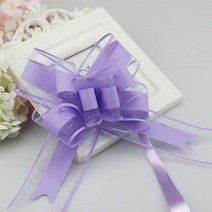 웨딩카장식 자동차 2010pcs 꽃 선물 결혼식 활 리본 포장 포장 발렌타인 데이 생일, 밀크 퍼플, 20개