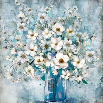 [DIY명화]GX5840목련화병 size 40x50cm