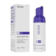 V34 구강위생 보라색 미백보완 치약 이빨 치아 치아미백 치약, G